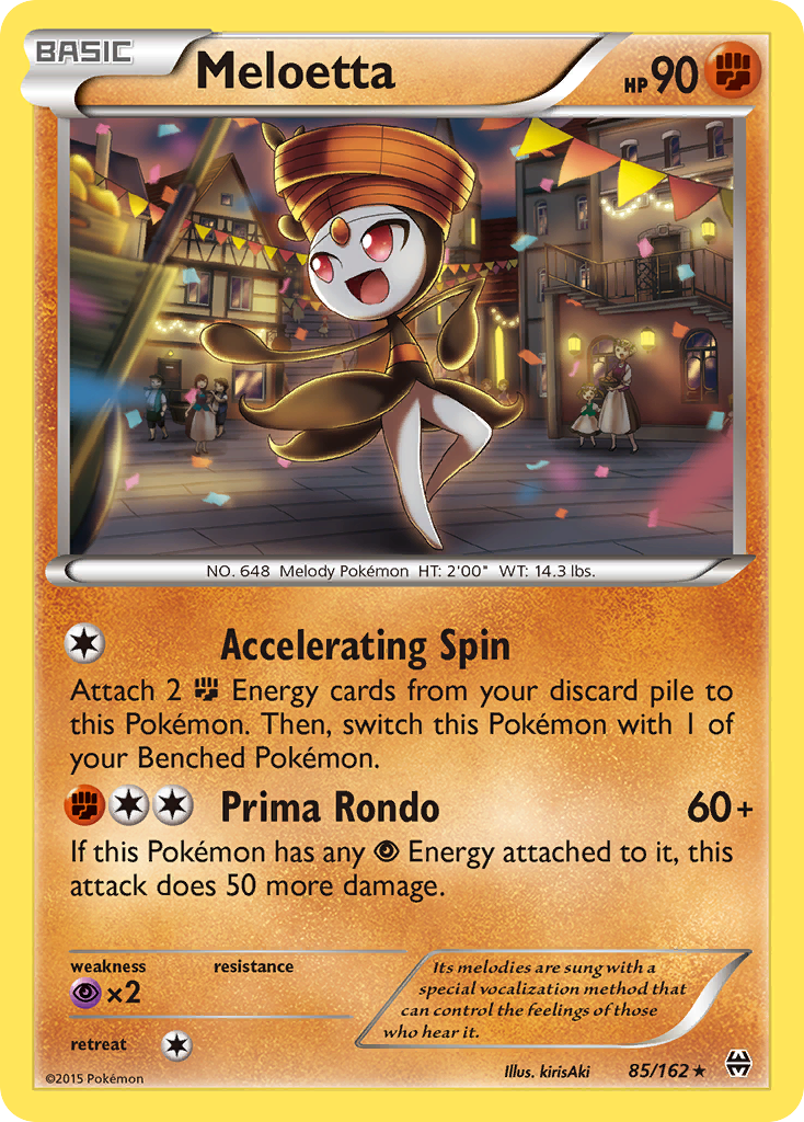 Meloetta (85/162) [XY: BREAKthrough] | Dragon's Lair Comics and Fantasy Houston TX