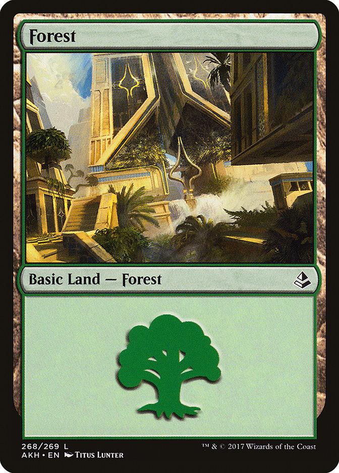Forest (268) [Amonkhet] | Dragon's Lair Comics and Fantasy Houston TX