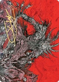 Varragoth, Bloodsky Sire Art Card (Gold-Stamped Signature) [Kaldheim Art Series] | Dragon's Lair Comics and Fantasy Houston TX