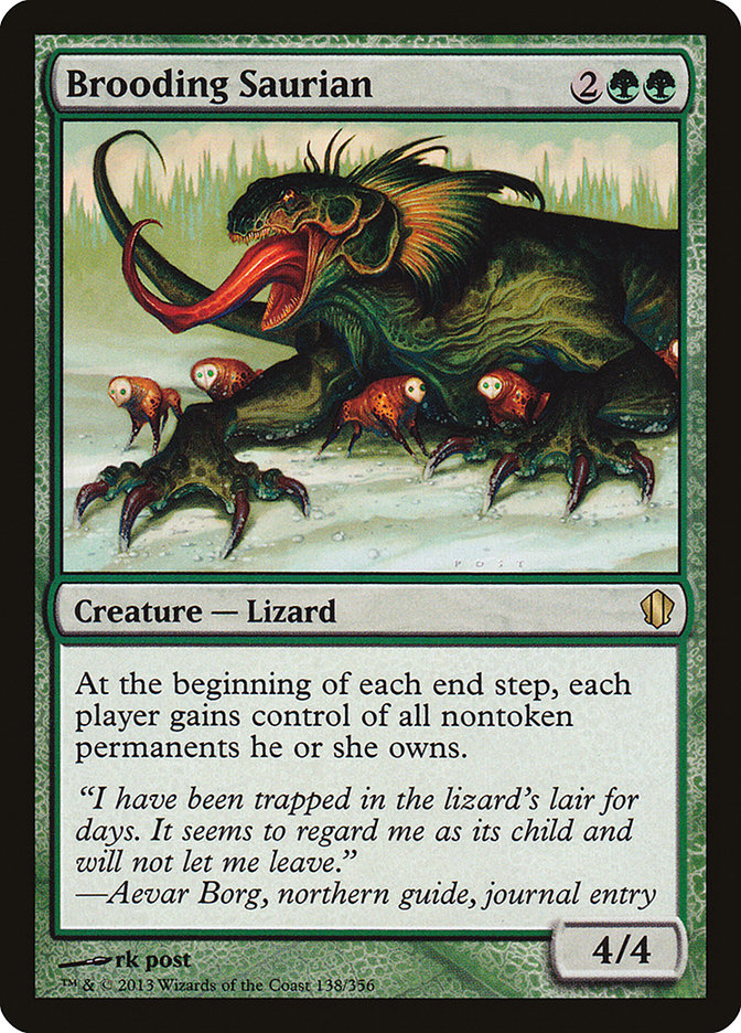 Brooding Saurian [Commander 2013] | Dragon's Lair Comics and Fantasy Houston TX