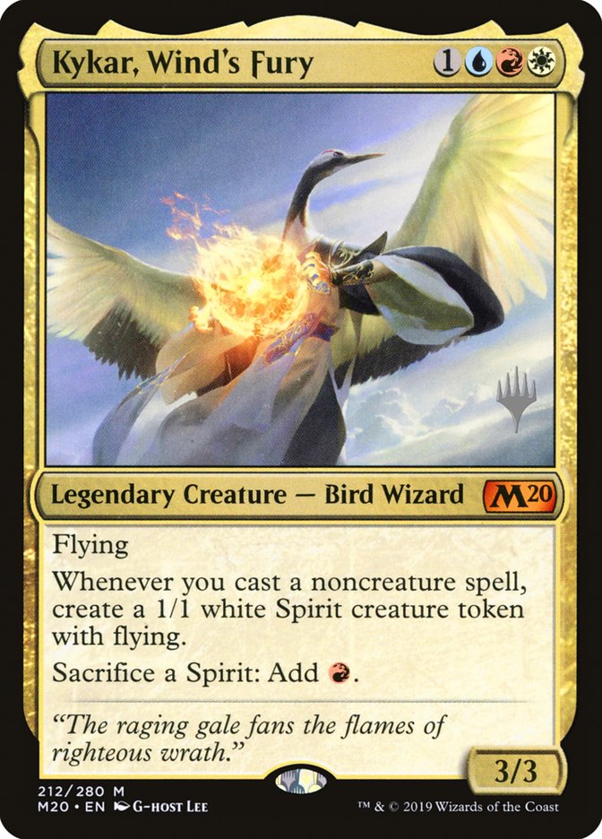 Kykar, Wind's Fury (Promo Pack) [Core Set 2020 Promos] | Dragon's Lair Comics and Fantasy Houston TX