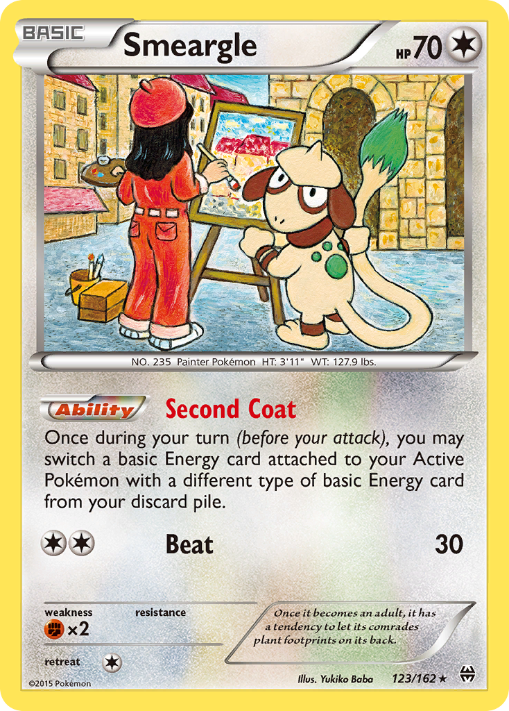 Smeargle (123/162) [XY: BREAKthrough] | Dragon's Lair Comics and Fantasy Houston TX