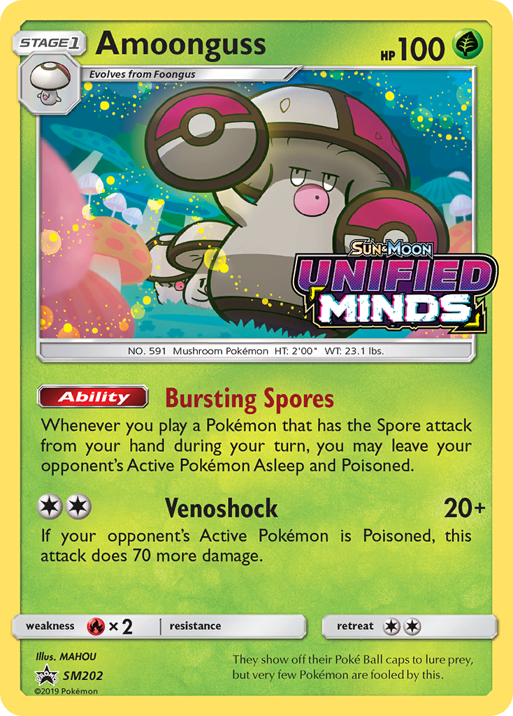 Amoonguss (SM202) [Sun & Moon: Black Star Promos] | Dragon's Lair Comics and Fantasy Houston TX