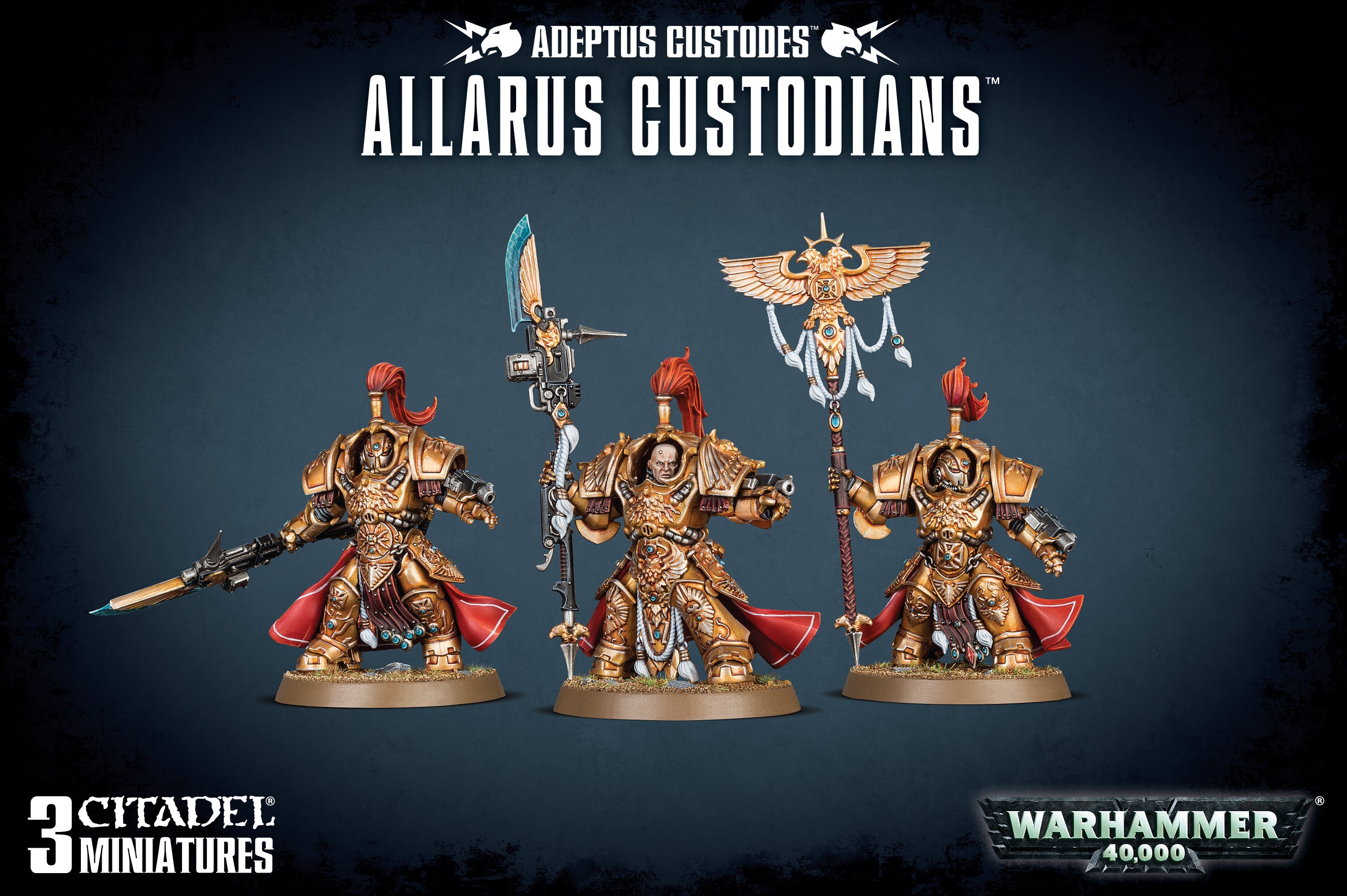 Warhammer 40K: Adeptus Custodes Allarus Custodians | Dragon's Lair Comics and Fantasy Houston TX