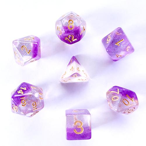 Dragon Dice Violet Sunset Poly 7 | Dragon's Lair Comics and Fantasy Houston TX