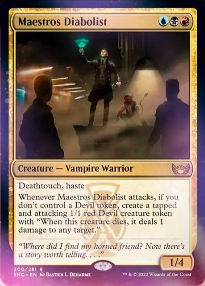 Maestros Diabolist [Streets of New Capenna] | Dragon's Lair Comics and Fantasy Houston TX