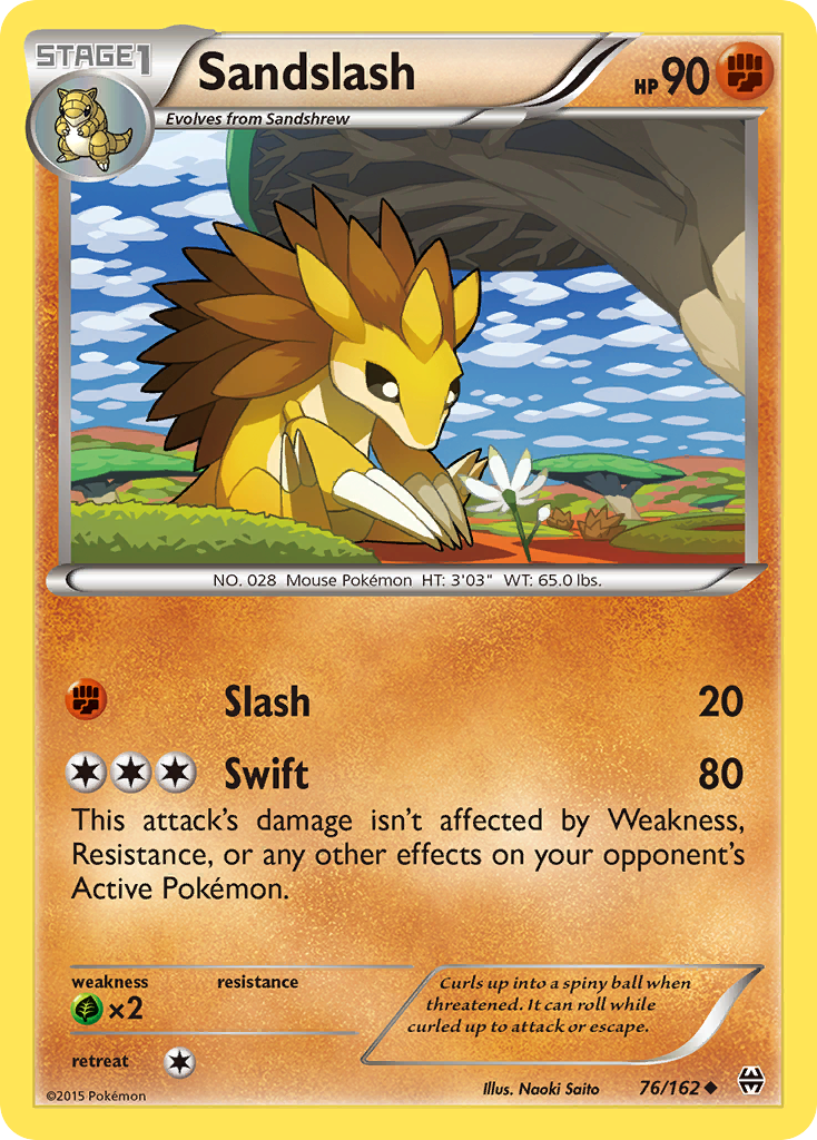 Sandslash (76/162) [XY: BREAKthrough] | Dragon's Lair Comics and Fantasy Houston TX