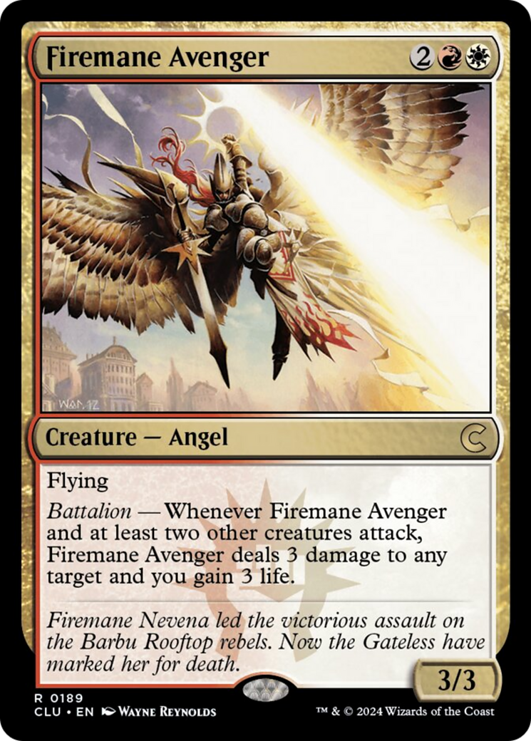 Firemane Avenger [Ravnica: Clue Edition] | Dragon's Lair Comics and Fantasy Houston TX