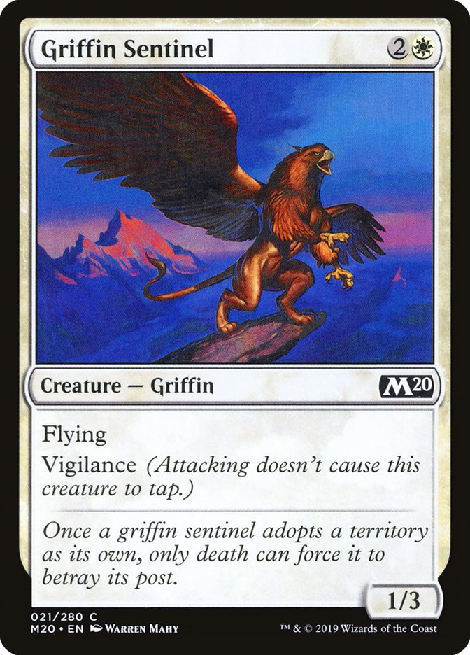 Griffin Sentinel [Core Set 2020] | Dragon's Lair Comics and Fantasy Houston TX