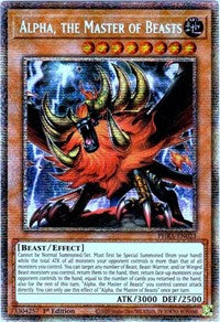 Alpha, the Master of Beasts (Starlight Rare) [PHRA-EN023] Starlight Rare | Dragon's Lair Comics and Fantasy Houston TX