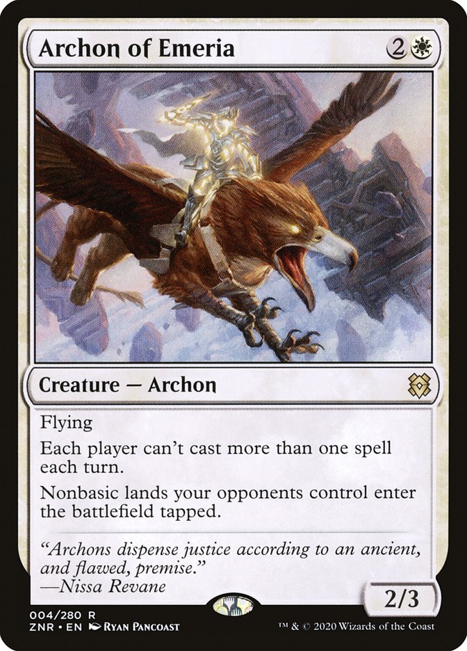 Archon of Emeria [Zendikar Rising] | Dragon's Lair Comics and Fantasy Houston TX