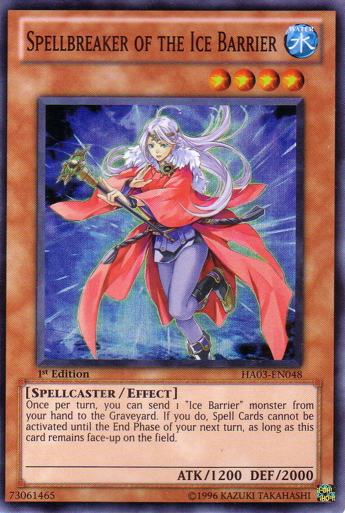 Spellbreaker of the Ice Barrier [HA03-EN048] Super Rare | Dragon's Lair Comics and Fantasy Houston TX