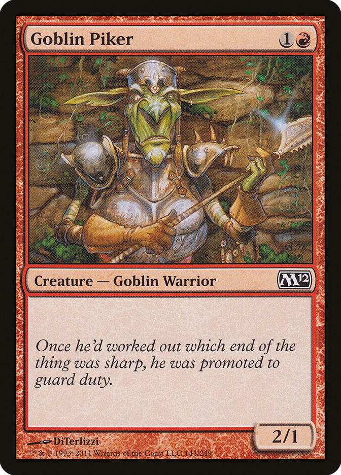 Goblin Piker [Magic 2012] | Dragon's Lair Comics and Fantasy Houston TX