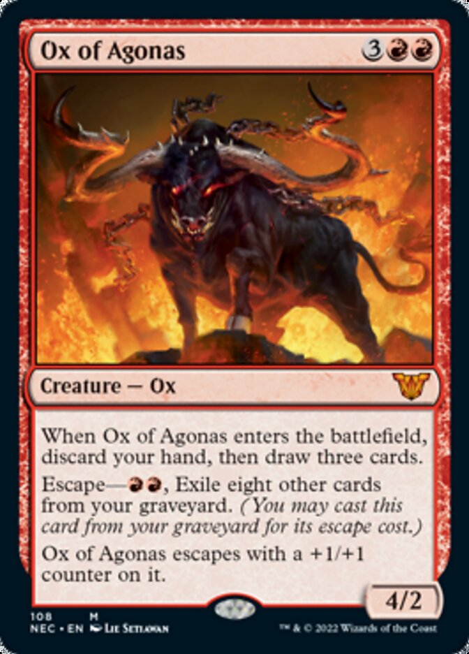 Ox of Agonas [Kamigawa: Neon Dynasty Commander] | Dragon's Lair Comics and Fantasy Houston TX