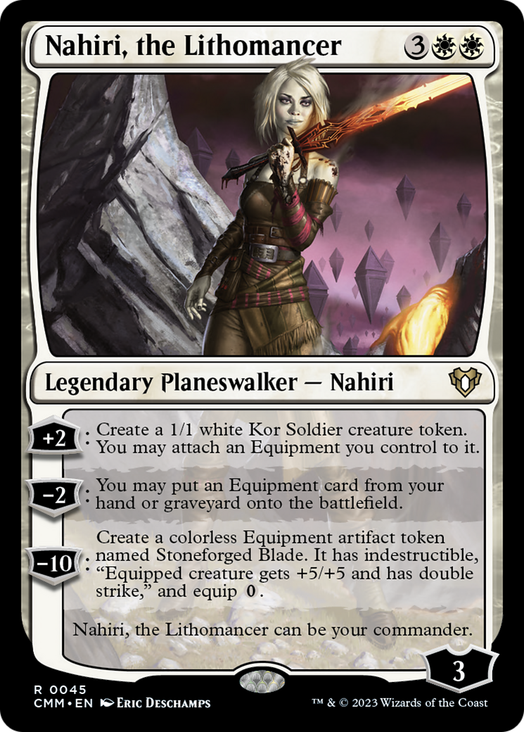 Nahiri, the Lithomancer [Commander Masters] | Dragon's Lair Comics and Fantasy Houston TX