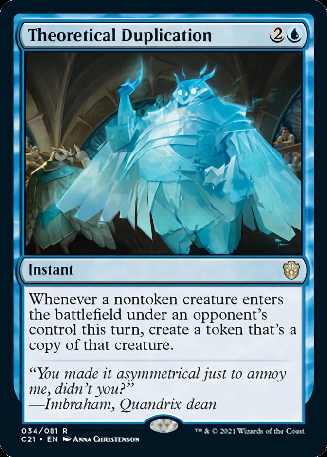 Theoretical Duplication [Commander 2021] | Dragon's Lair Comics and Fantasy Houston TX