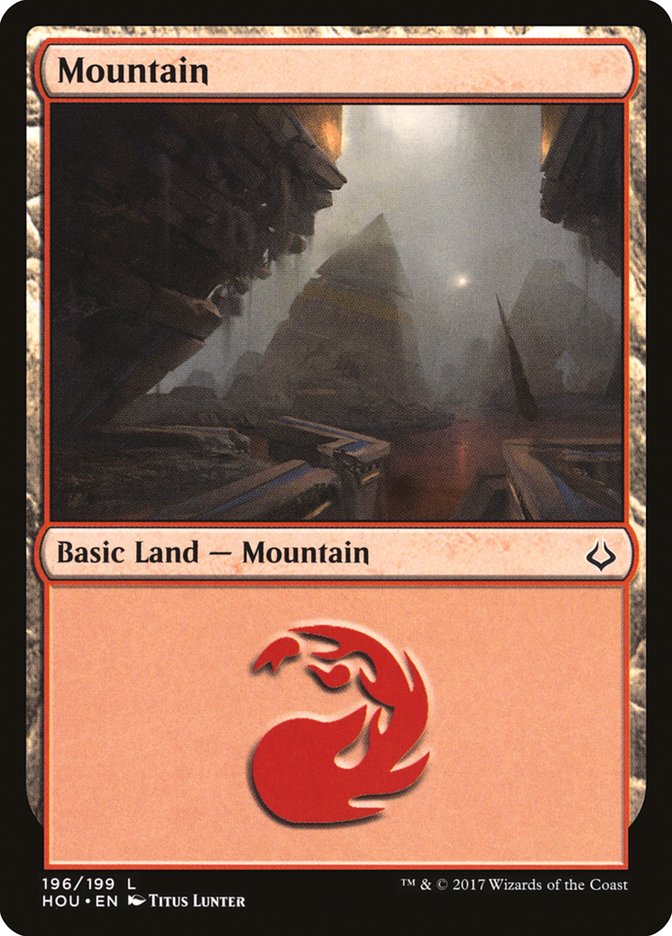 Mountain (196) [Hour of Devastation] | Dragon's Lair Comics and Fantasy Houston TX