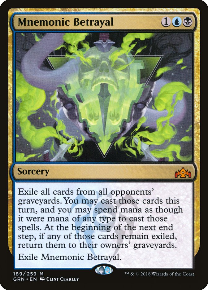 Mnemonic Betrayal [Guilds of Ravnica] | Dragon's Lair Comics and Fantasy Houston TX