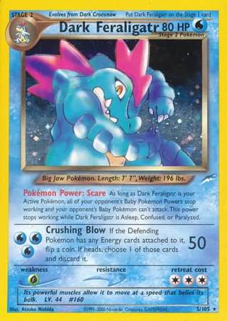 Dark Feraligatr (5/105) [Neo Destiny Unlimited] | Dragon's Lair Comics and Fantasy Houston TX