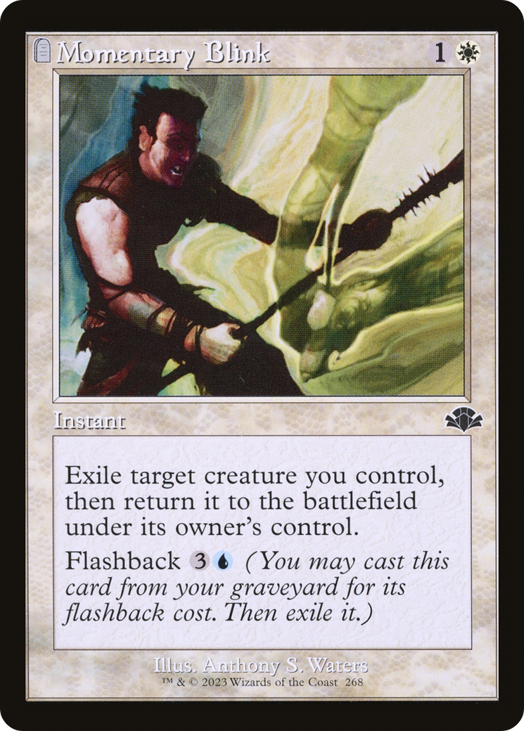 Momentary Blink (Retro) [Dominaria Remastered] | Dragon's Lair Comics and Fantasy Houston TX