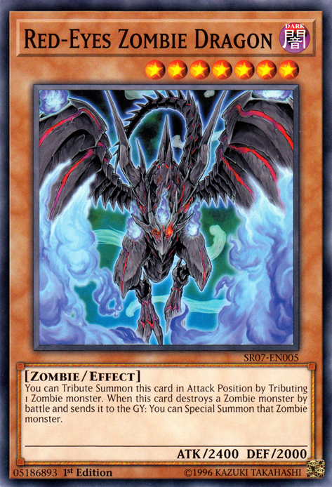 Red-Eyes Zombie Dragon [SR07-EN005] Common | Dragon's Lair Comics and Fantasy Houston TX