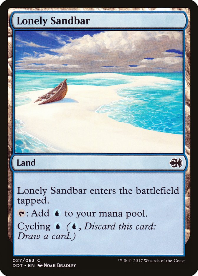 Lonely Sandbar [Duel Decks: Merfolk vs. Goblins] | Dragon's Lair Comics and Fantasy Houston TX