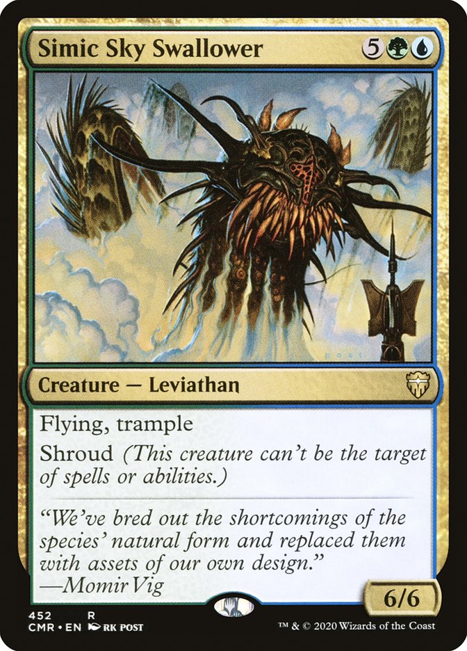Simic Sky Swallower [Commander Legends] | Dragon's Lair Comics and Fantasy Houston TX