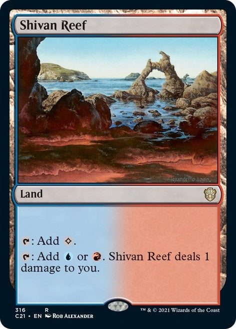 Shivan Reef [Commander 2021] | Dragon's Lair Comics and Fantasy Houston TX