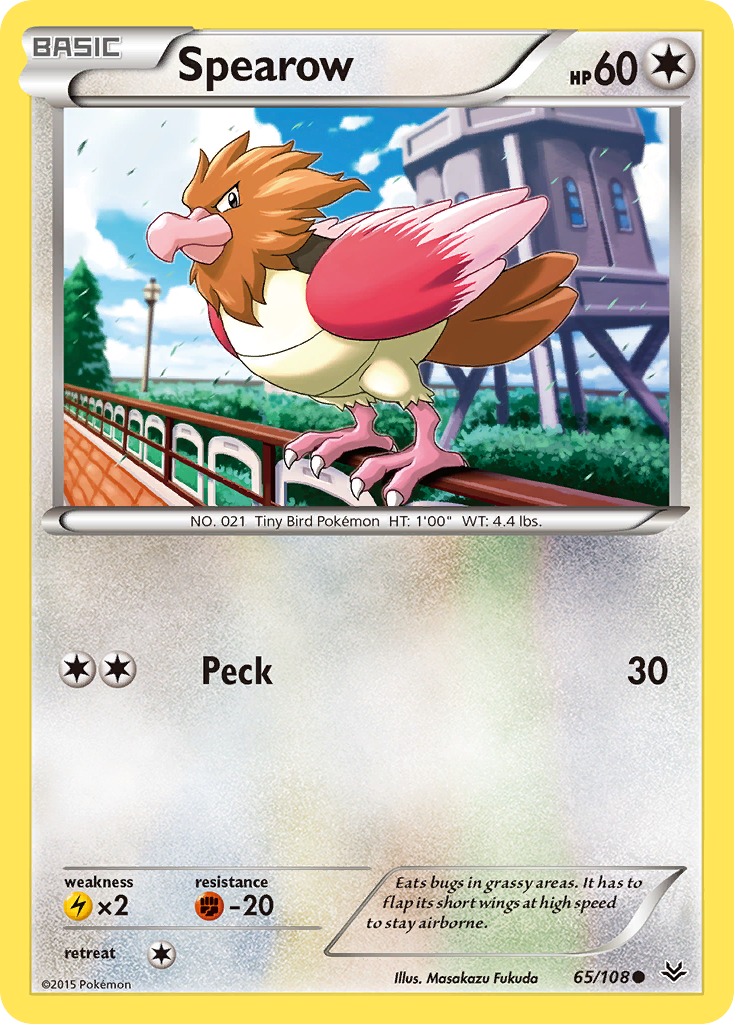 Spearow (65/108) [XY: Roaring Skies] | Dragon's Lair Comics and Fantasy Houston TX