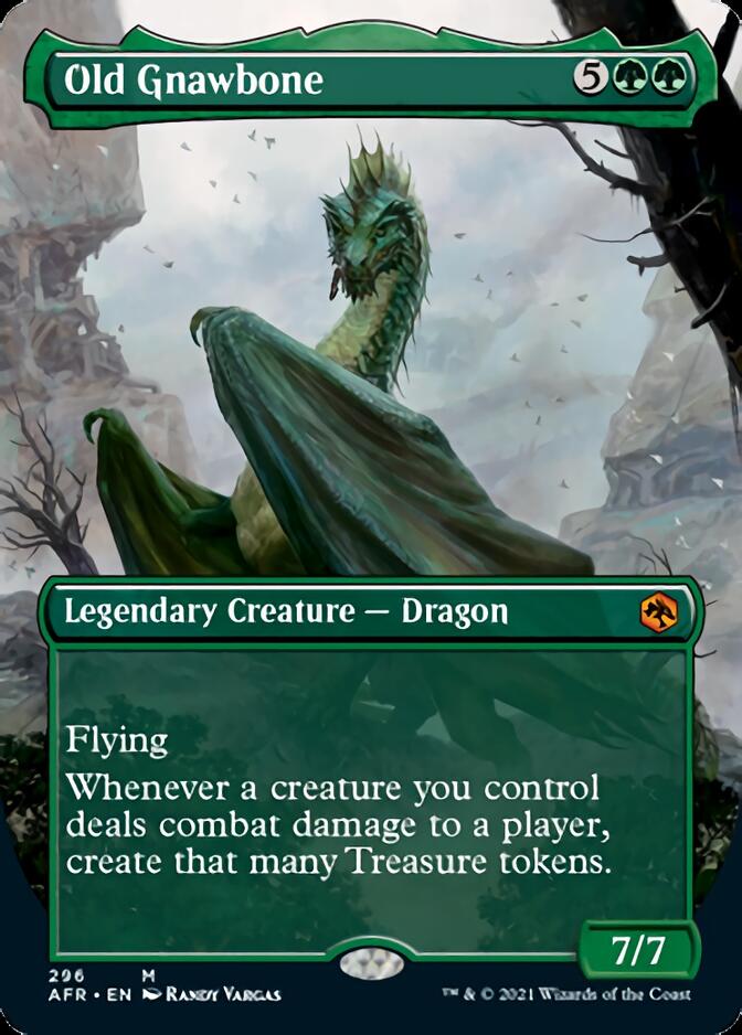 Old Gnawbone (Borderless Alternate Art) [Dungeons & Dragons: Adventures in the Forgotten Realms] | Dragon's Lair Comics and Fantasy Houston TX