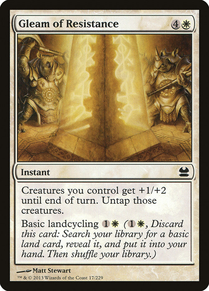 Gleam of Resistance [Modern Masters] | Dragon's Lair Comics and Fantasy Houston TX