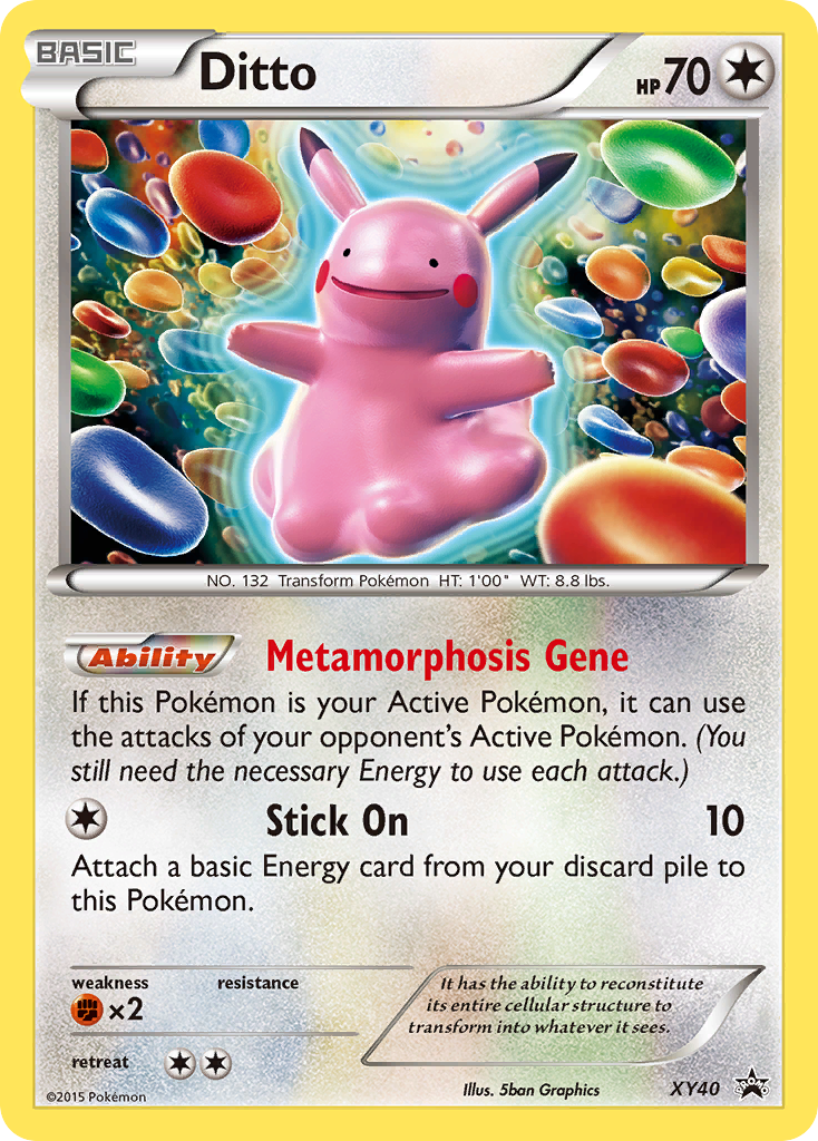 Ditto (XY40) [XY: Black Star Promos] | Dragon's Lair Comics and Fantasy Houston TX