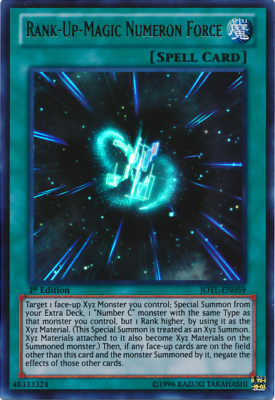 Rank-Up-Magic Numeron Force [JOTL-EN059] Ultra Rare | Dragon's Lair Comics and Fantasy Houston TX