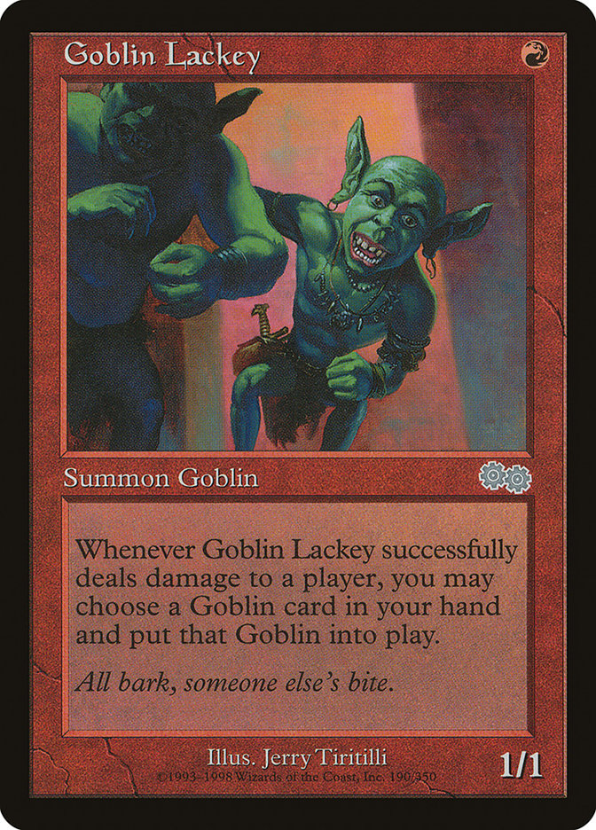 Goblin Lackey [Urza's Saga] | Dragon's Lair Comics and Fantasy Houston TX