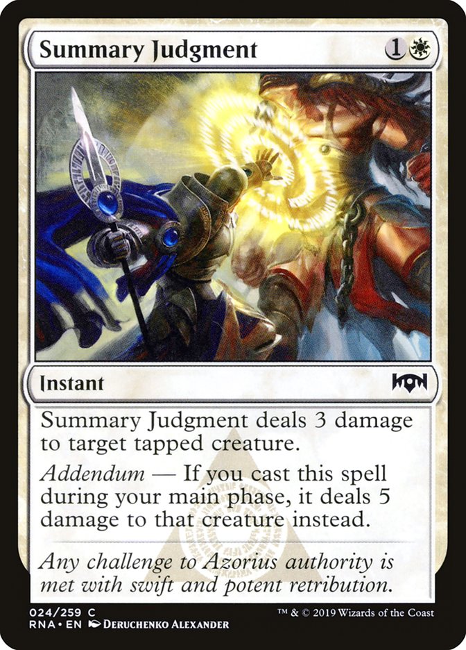 Summary Judgment [Ravnica Allegiance] | Dragon's Lair Comics and Fantasy Houston TX