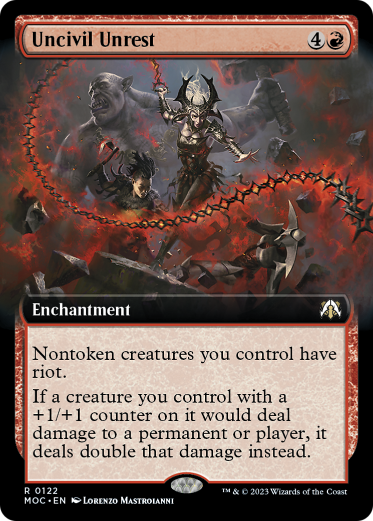Uncivil Unrest (Extended Art) [March of the Machine Commander] | Odin's Place