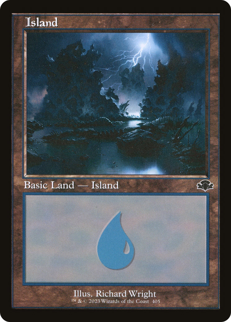 Island (405) (Retro) [Dominaria Remastered] | Dragon's Lair Comics and Fantasy Houston TX