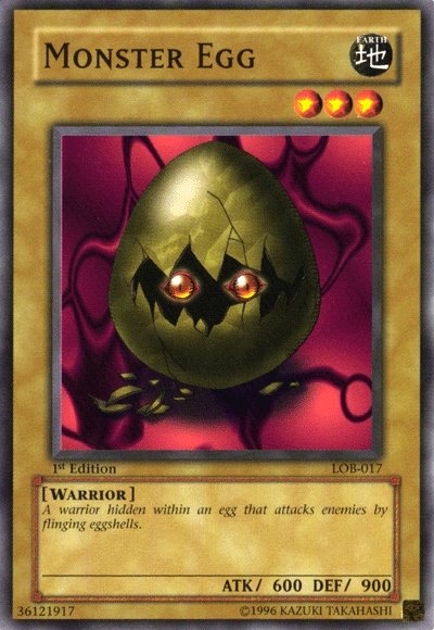 Monster Egg [LOB-017] Common | Dragon's Lair Comics and Fantasy Houston TX