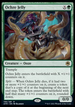 Ochre Jelly (Promo Pack) [Dungeons & Dragons: Adventures in the Forgotten Realms Promos] | Dragon's Lair Comics and Fantasy Houston TX