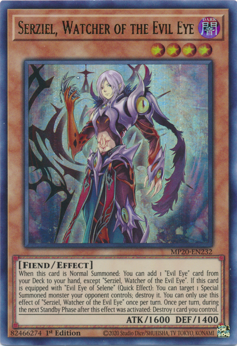 Serziel, Watcher of the Evil Eye [MP20-EN232] Ultra Rare | Dragon's Lair Comics and Fantasy Houston TX