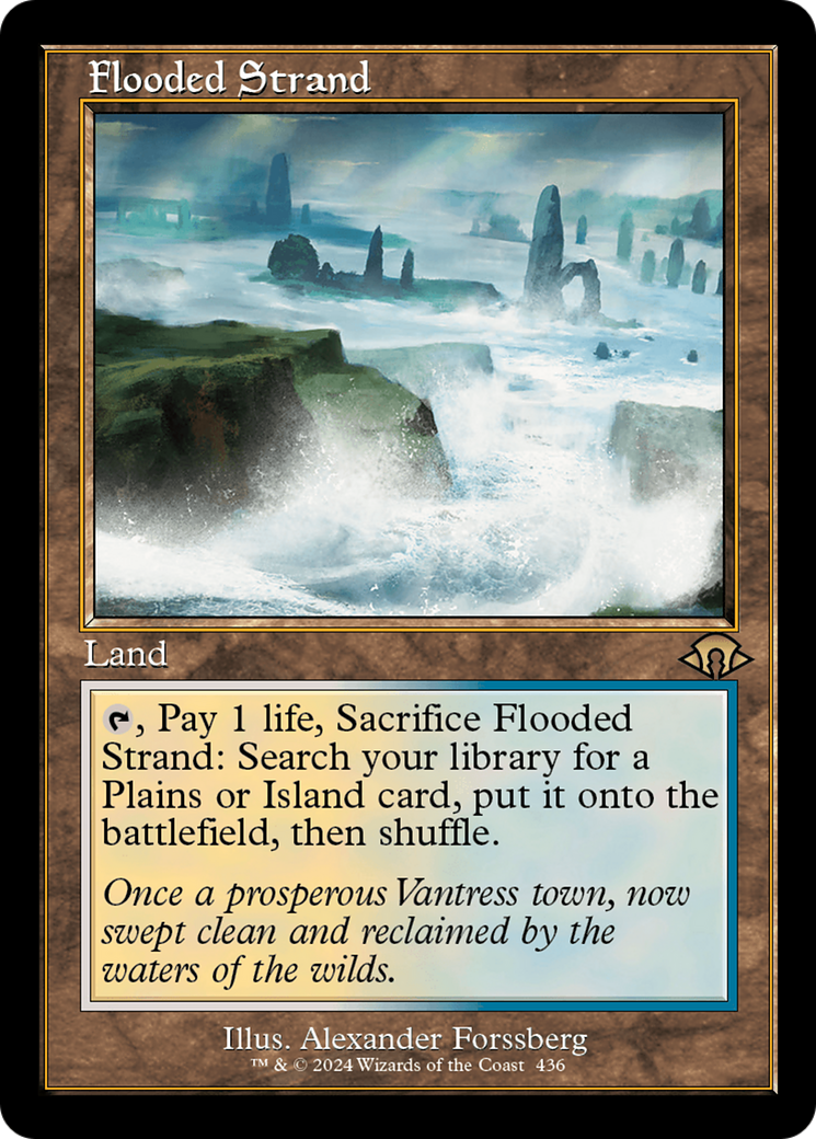 Flooded Strand (Retro) [Modern Horizons 3] | Dragon's Lair Comics and Fantasy Houston TX