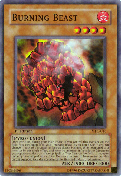 Burning Beast [MFC-016] Common | Dragon's Lair Comics and Fantasy Houston TX