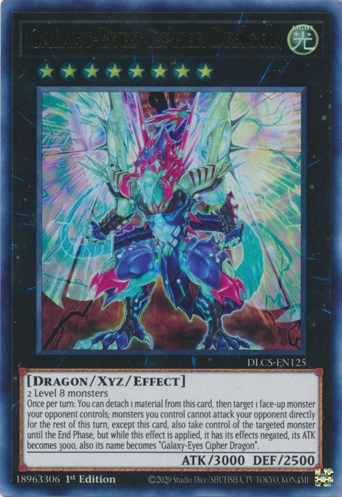 Galaxy-Eyes Cipher Dragon [DLCS-EN125] Ultra Rare | Dragon's Lair Comics and Fantasy Houston TX