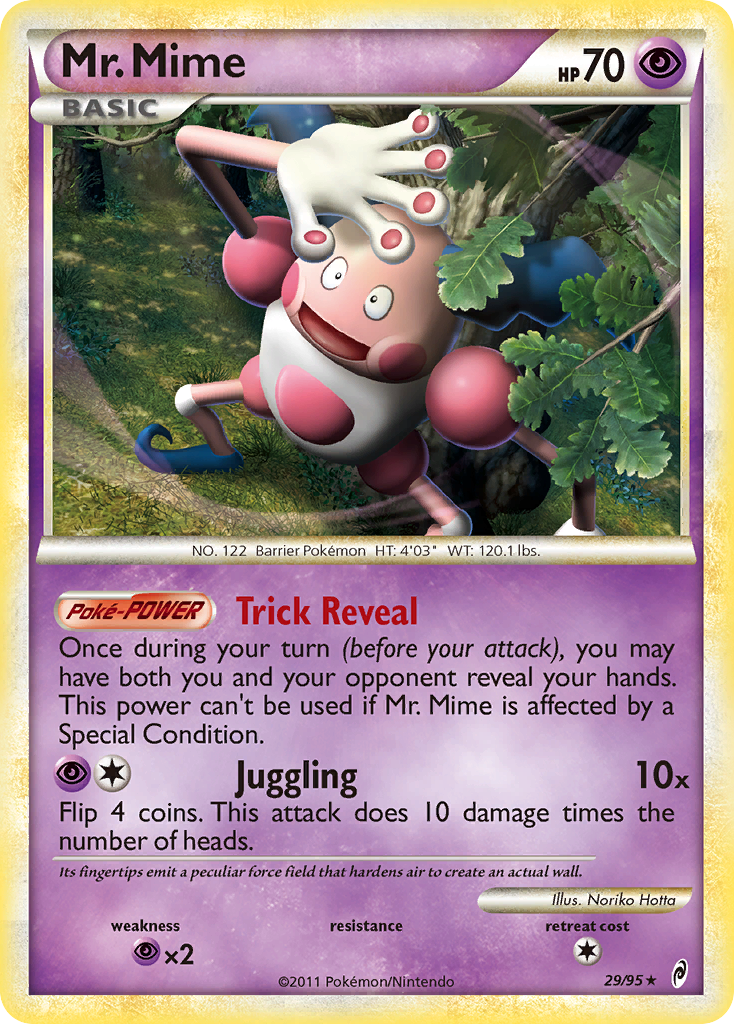 Mr. Mime (29/95) [HeartGold & SoulSilver: Call of Legends] | Dragon's Lair Comics and Fantasy Houston TX