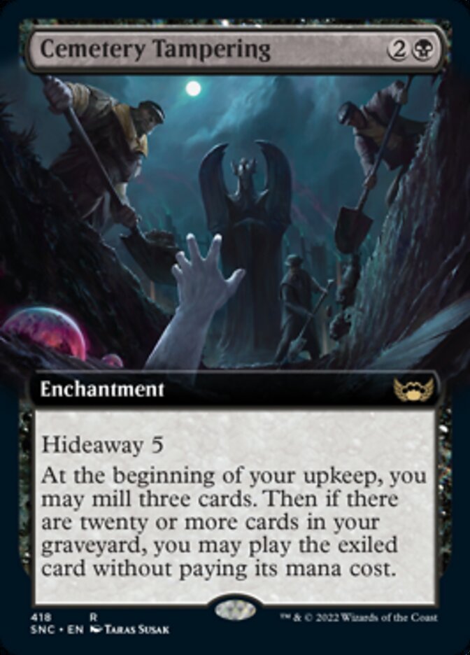 Cemetery Tampering (Extended Art) [Streets of New Capenna] | Dragon's Lair Comics and Fantasy Houston TX