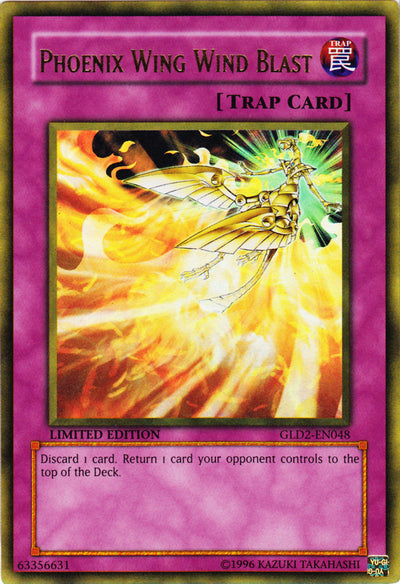 Phoenix Wing Wind Blast [GLD2-EN048] Ultra Rare | Dragon's Lair Comics and Fantasy Houston TX