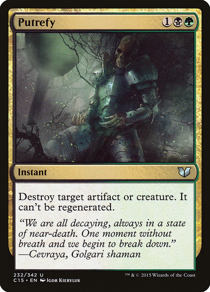 Putrefy [Commander 2015] | Dragon's Lair Comics and Fantasy Houston TX