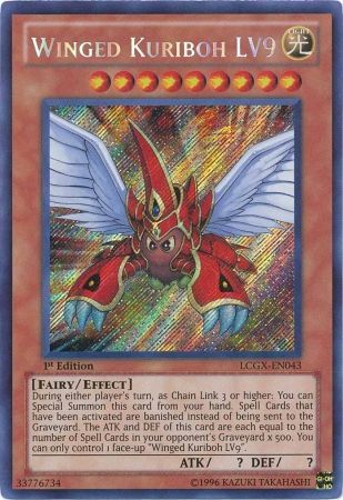 Winged Kuriboh LV9 [LCGX-EN043] Secret Rare | Dragon's Lair Comics and Fantasy Houston TX