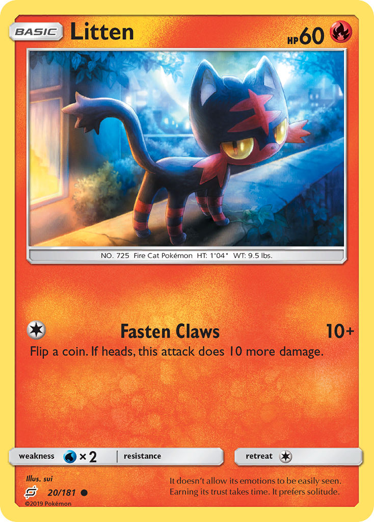 Litten (20/181) [Sun & Moon: Team Up] | Dragon's Lair Comics and Fantasy Houston TX