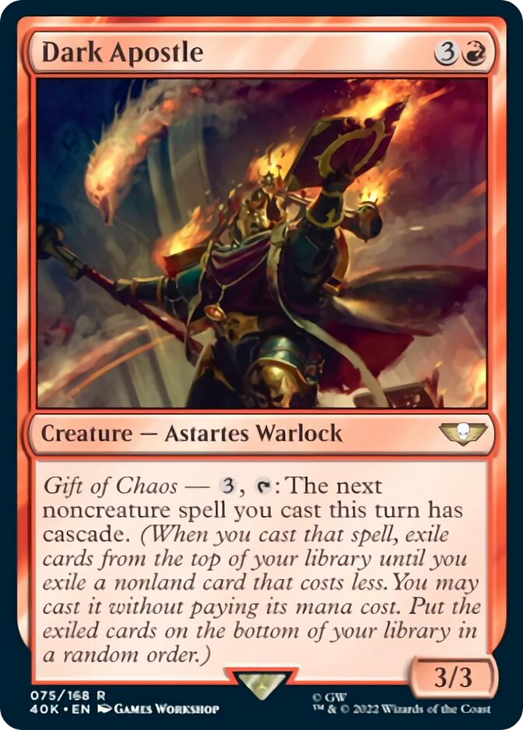 Dark Apostle (Surge Foil) [Warhammer 40,000] | Dragon's Lair Comics and Fantasy Houston TX